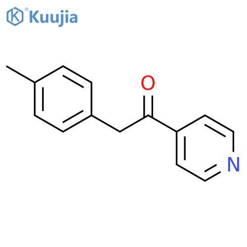 2-(4-METHYLPHENYL)-1-PYRIDIN-4-YLETHANONE structure