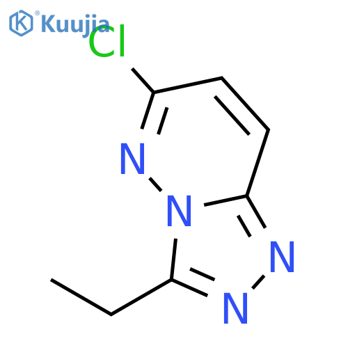6-chloro-3-ethyl-[1,2,4]triazolo[4,3-b]pyridazine structure