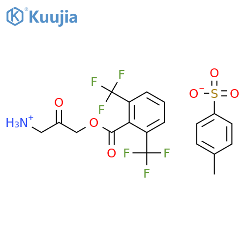 2,6-Trifluoromethylbenzyloxy Glycine Methyl Ketone Tosylate structure