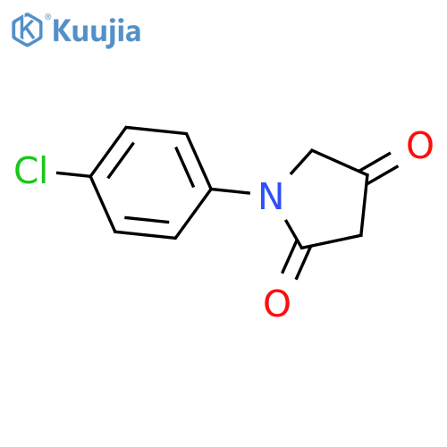 1-(4-Chlorophenyl)pyrrolidine-2,4-dione structure