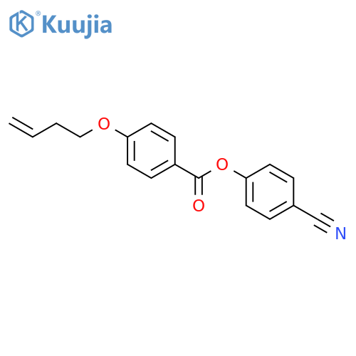 4-(3-Butenyloxy)benzoic Acid 4-Cyanophenyl Ester structure