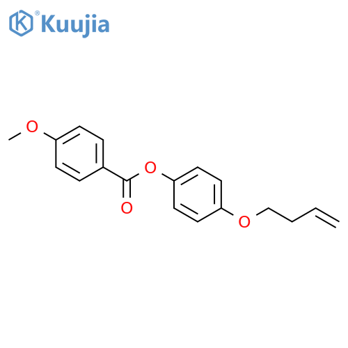 (4-but-3-enoxyphenyl) 4-methoxybenzoate structure