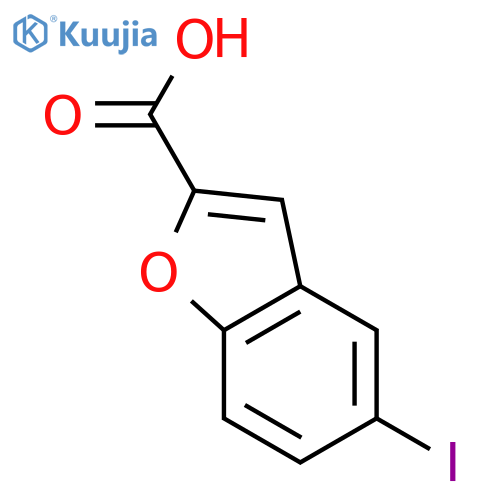 5-Iodobenzofuran-2-carboxylic acid structure