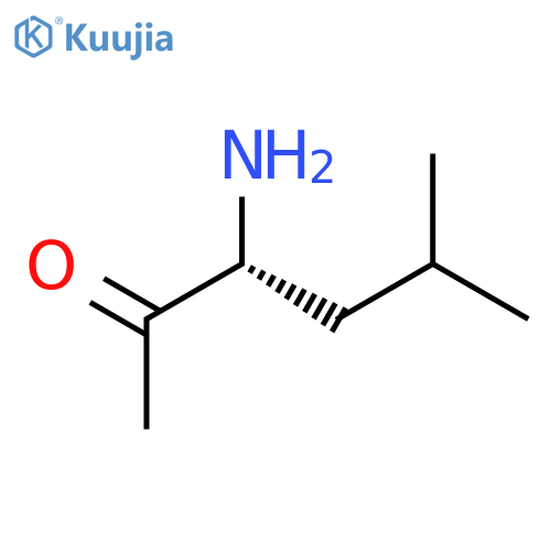 2-Hexanone,3-amino-5-methyl-, (R)- (9CI) structure