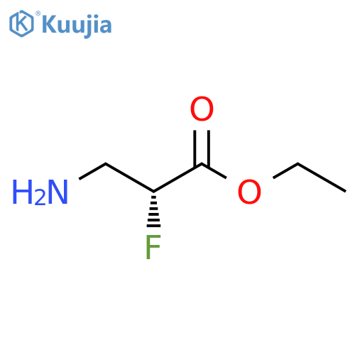 Propanoic acid, 3-amino-2-fluoro-, ethyl ester, (R)- (9CI) structure