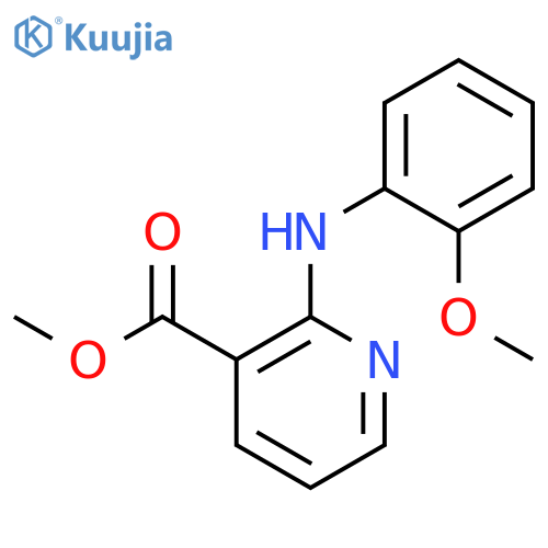 methyl 2-(2-methoxyphenyl)aminopyridine-3-carboxylate structure