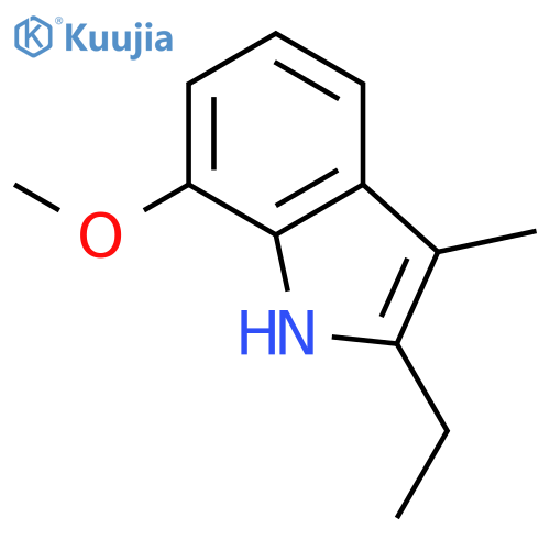 1H-Indole, 2-ethyl-7-methoxy-3-methyl- structure