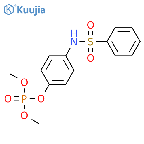 [4-(benzenesulfonamido)phenyl] dimethyl phosphate structure