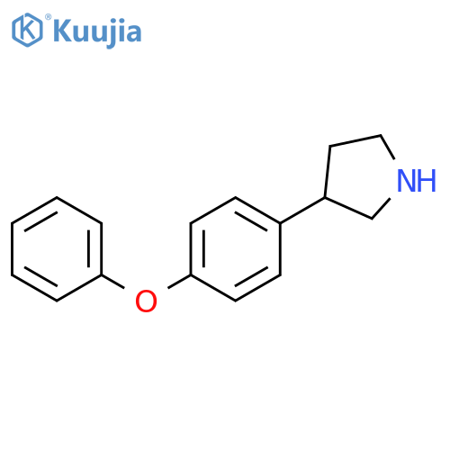 3-(4-phenoxyphenyl)pyrrolidine structure