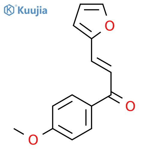 2-Propen-1-one, 3-(2-furanyl)-1-(4-methoxyphenyl)-, (E)- structure