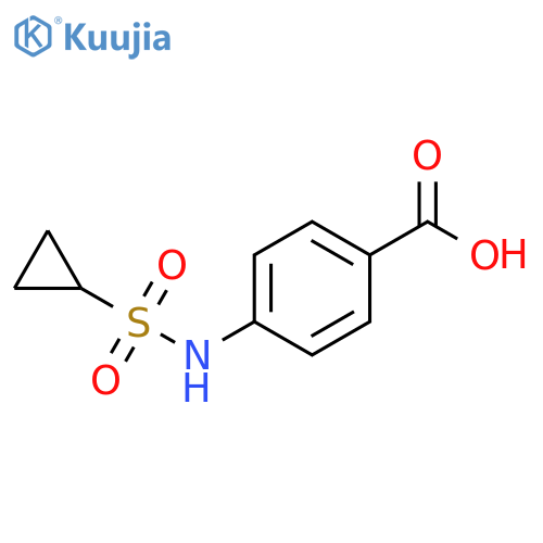 4-[(CYCLOPROPYLSULFONYL)AMINO]BENZOIC ACID structure