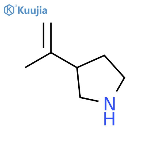 3-(prop-1-en-2-yl)pyrrolidine structure