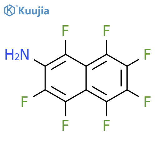 2-Aminoheptafluoronaphthalene structure