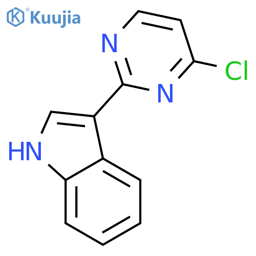 3-(4-chloropyrimidin-2-yl)-1h-indole structure