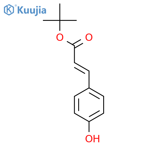 2-Propenoic acid, 3-(4-hydroxyphenyl)-, 1,1-dimethylethyl ester, (2E)- structure