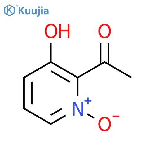 Ethanone,1-(3-hydroxy-1-oxido-2-pyridinyl)- structure