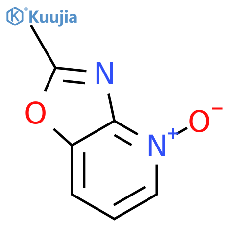 2-methyl-Oxazolo[4,5-b]pyridine 4-oxide structure