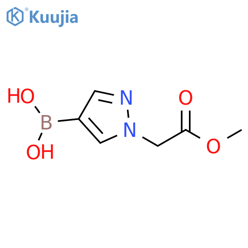 1H-PYRAZOLE-1-ACETIC ACID, 4-BORONO-, 1-METHYL ESTER structure