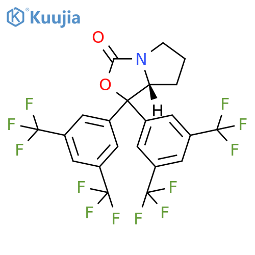 (R)-1,1-bis(3,5-bis(trifluoroMethyl)phenyl)tetrahydropyrrolo[1,2-c]oxazol-3(1H)-one structure