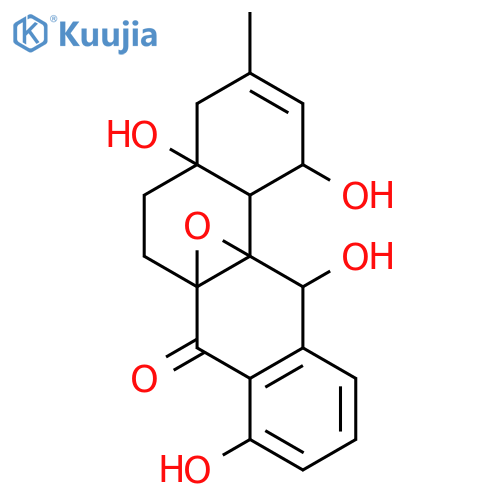 6a,12a-Epoxybenz[a]anthracen-7(12H)-one,1,4,4a,5,6,12b-hexahydro-1,4a,8,12-tetrahydroxy-3-methyl-,(1R,4aS,6aS,12S,12aS,12bS)-rel-(+)- structure