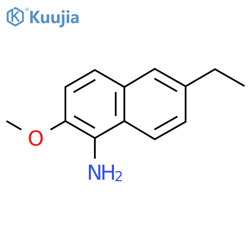 6-Ethyl-2-methoxynaphthalen-1-amine structure