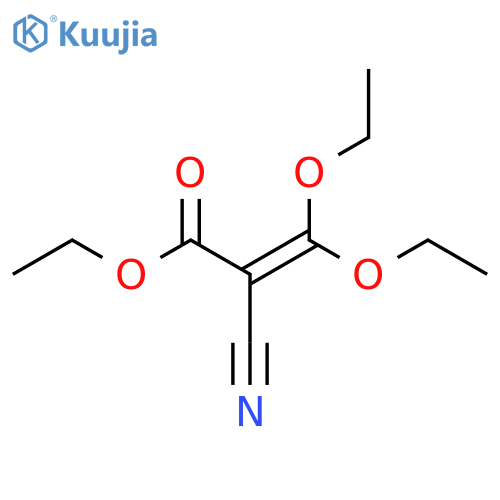 ethyl 2-cyano-3,3-diethoxyprop-2-enoate structure