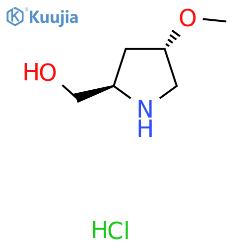 [(2R,4S)-4-methoxypyrrolidin-2-yl]methanol;hydrochloride structure