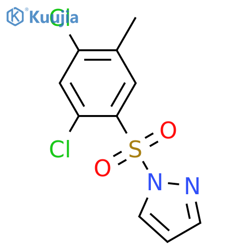 1-(2,4-dichloro-5-methylbenzenesulfonyl)-1H-pyrazole structure