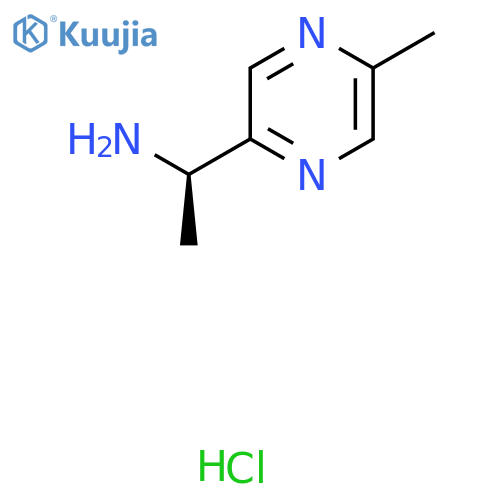 (r)-1-(5-Methylpyrazin-2-yl)ethanamine hydrochloride structure
