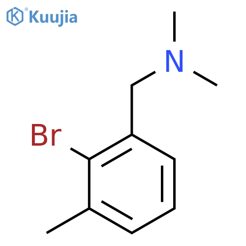 Benzenemethanamine, 2-bromo-N,N,3-trimethyl- structure