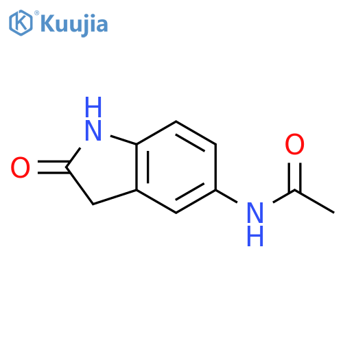 N-(2-oxo-2,3-dihydro-1H-indol-5-yl)acetamide structure