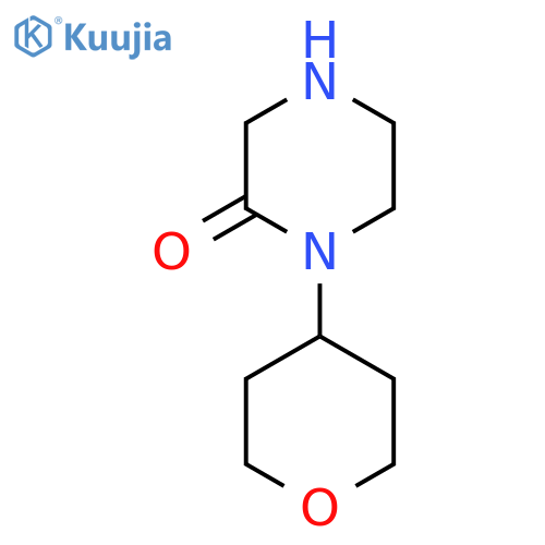 1-(oxan-4-yl)piperazin-2-one structure