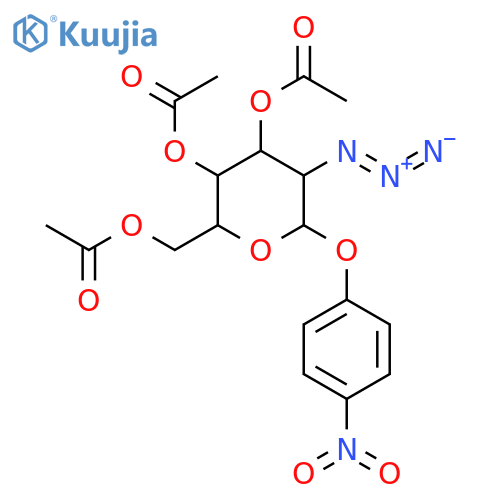 3,4,6-Tri-O-acetyl-p-Nitrophenyl 2-Azido-2-deoxy-a-D-galactopyranoside structure