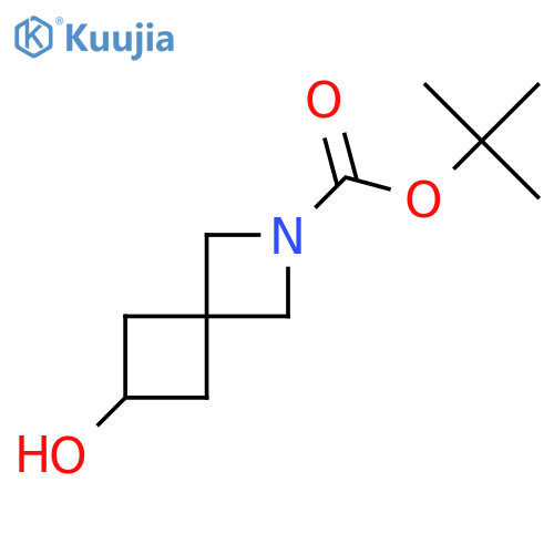 Tert-butyl 6-hydroxy-2-azaspiro[3.3]heptane-2-carboxylate structure