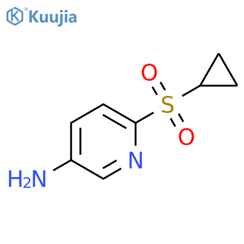 6-(cyclopropanesulfonyl)pyridin-3-amine structure
