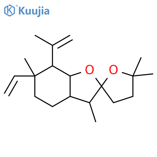 Spiro[benzofuran-2(3H),2'(3'H)-furan],6-ethenyloctahydro-3,5',5',6-tetramethyl-7-(1-methylethenyl)- (9CI) structure