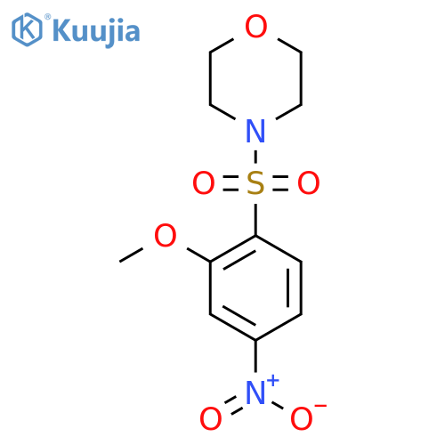 4-((2-Methoxy-4-nitrophenyl)sulfonyl)morpholine structure