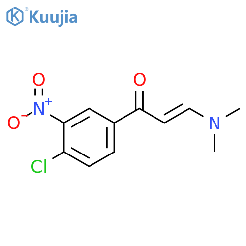 (2E)-1-(4-chloro-3-nitrophenyl)-3-(dimethylamino)prop-2-en-1-one structure