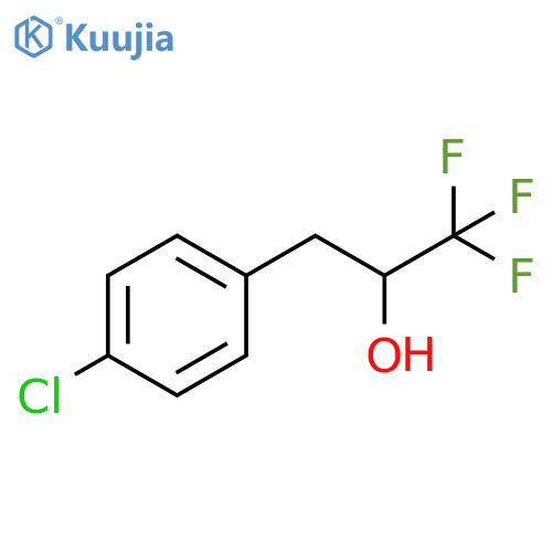 3-(4-chlorophenyl)-1,1,1-trifluoropropan-2-ol structure