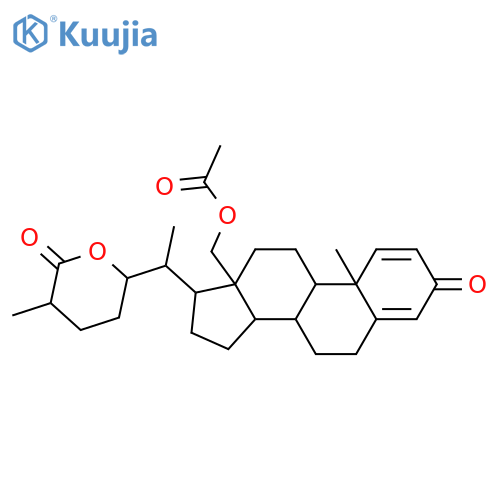 Cholesta-1,4-dien-26-oicacid, 18-(acetyloxy)-22-hydroxy-3-oxo-, d-lactone, (22R,25S)- (9CI) structure