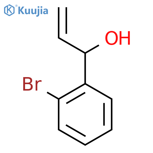 Benzenemethanol, 2-bromo-a-ethenyl- structure