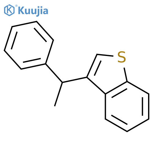 3-(1-Phenylethyl)benzo[b]thiophene structure