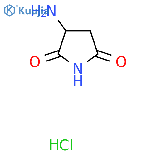 3-Aminopyrrolidine-2,5-dione hydrochloride structure