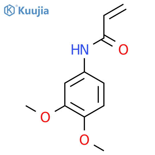 N-(3,4-dimethoxyphenyl)prop-2-enamide structure