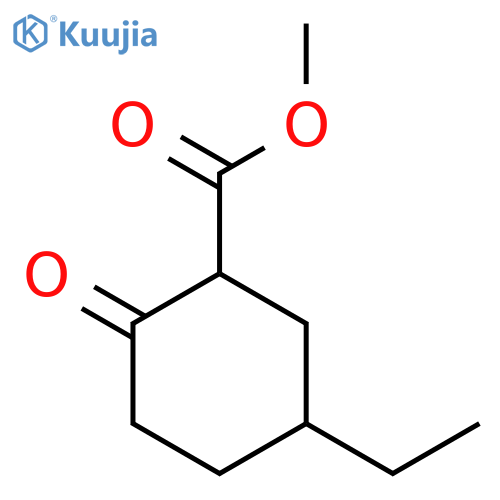 methyl 5-ethyl-2-oxocyclohexane-1-carboxylate structure