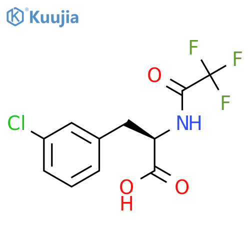 D-Phenylalanine, 3-chloro-N-(trifluoroacetyl)- structure