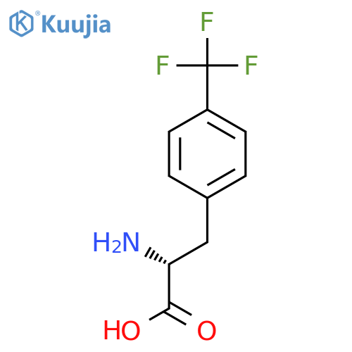 4-(Trifluoromethyl)-D-phenylalanine structure
