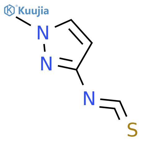 3-isothiocyanato-1-methyl-1H-pyrazole structure