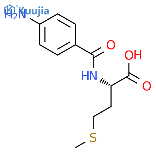 L-Methionine, N-(4-aminobenzoyl)- structure