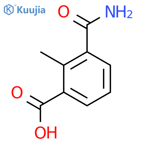 3-(Aminocarbonyl)-2-methylbenzoic acid structure